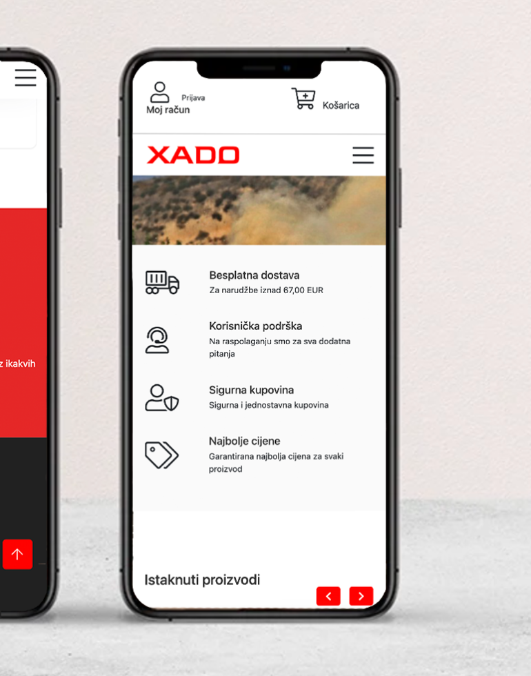Xado web shop